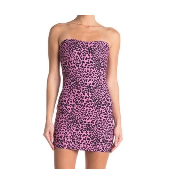Likely Dress pink animal print size 8 - Picture 3 of 8